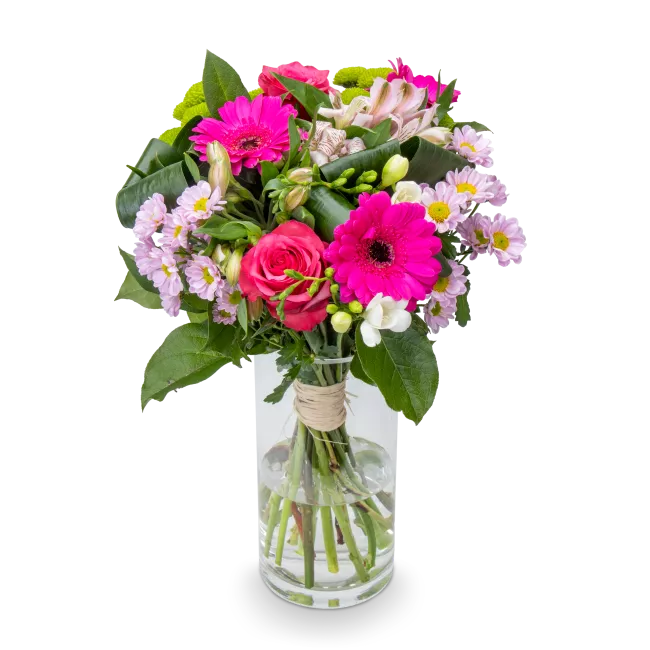 Bouquet of pink flowers